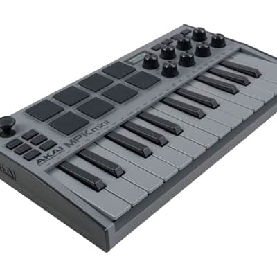 Akai MPK Mini mk3 SE Keyboard Controller (Gray) [USED] image 2