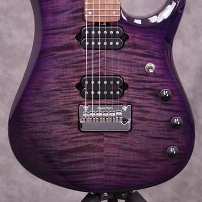 Ernie Ball Music Man JP15 Electric Guitar Purple Nebula Flame Finish - W/Setup & Case image 1