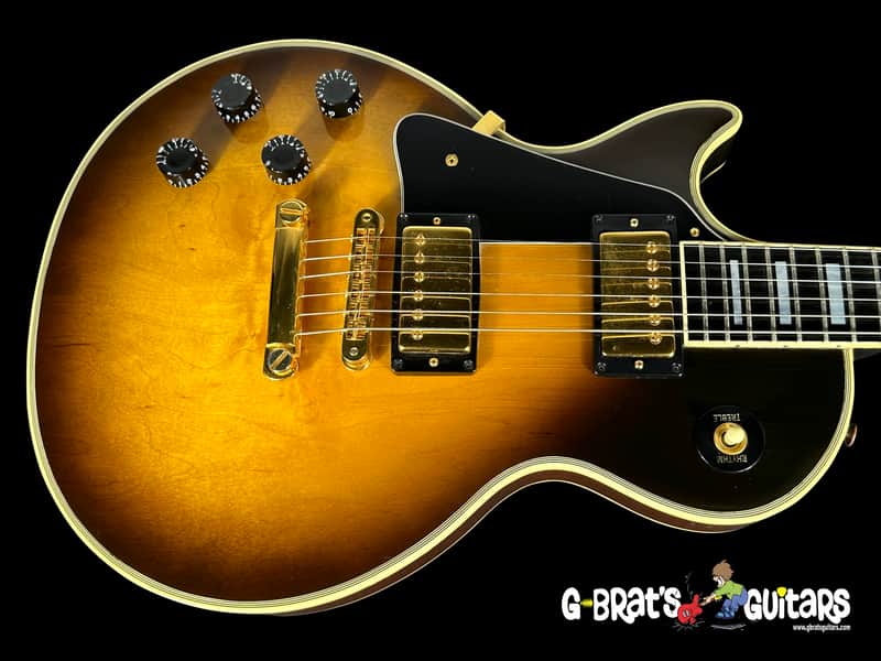 1990 Gibson Les Paul Custom Lefty ~ Tobacco Burst w Gold Hardware image 1