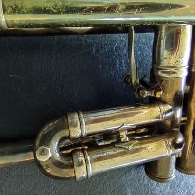 Bach Mercedes New York Bb Trumpet 1st Valve Trigger 3rd Valve Slide 1934 image 13