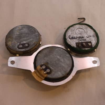 Accordion Part - Set of Vintage Japanese Silver Dollar Microphones (3) image 2