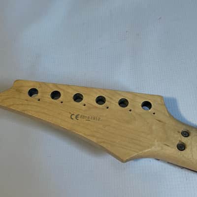 2001 Made in Japan Fujigen Ibanez RG570 Wizard 24 Fret Guitar Neck Floyd Ready Bubinga Stripe image 17