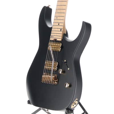 Charvel Angel Vivaldi Signature DK24-7 Nova, Satin Black, Maple Fingerboard, Expert Setup (A13) (00058) image 4