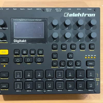 Elektron Digitakt 2017-2024 - Black - With 12V USB Ripcord image 2