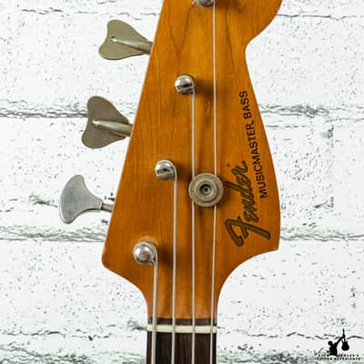 1971 Fender Musicmaster Bass Lake Placid Blue (Refinshed) w/OHSC image 6
