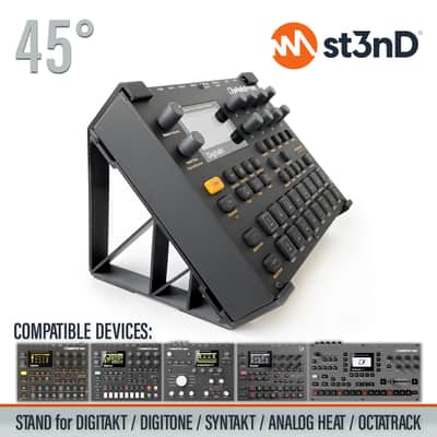 STAND for ELEKTRON Digitakt / Digitone / Syntakt / Analog Heat Mk1 & Mk2 / Octatrack Mk2 - 45°