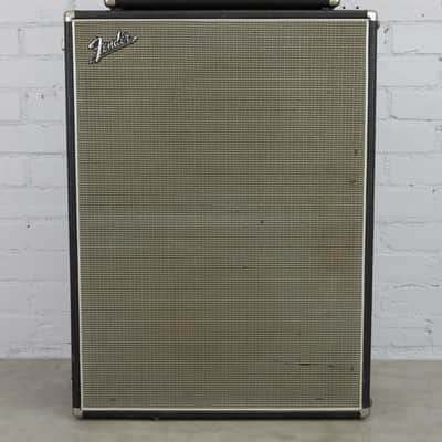 1968 Fender Bassman Amp Head & 2x12 Speaker Cabinet Guitar Bass Cab #40104 image 6