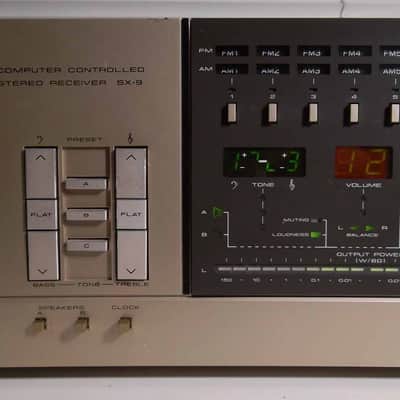 1984 Pioneer SX-9 Computer Controlled Receiver 125 Watts per Chan Stereo Amplifier Xlnt in Box Rare! image 2