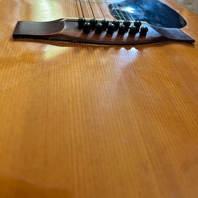 Yamaki Vintage 12-String Acoustic MIJ Natural w/ Hard Case image 8