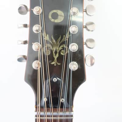 Vintage 1960's Eko Rio Bravo XII Made in Italy 12 String Acoustic Guitar Works Great Solid Player Low Action Sounds Huge Vox image 11
