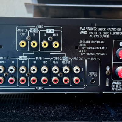 Denon DRA-435R Stereo Receiver Integrated Amp with Original Remote; Tested SEE VIDEO imagen 6