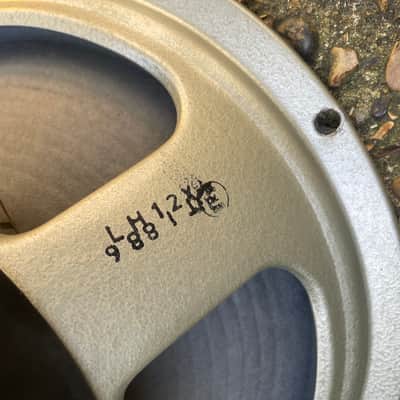 Vintage 1975 Celestion G12H blackback 30w guitar speaker for Marshall JMP Orange amp etc. image 2