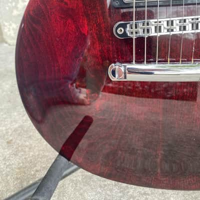 Gibson Les Paul Studio without Fretboard Binding 2019 - 2024 - Wine Red image 7