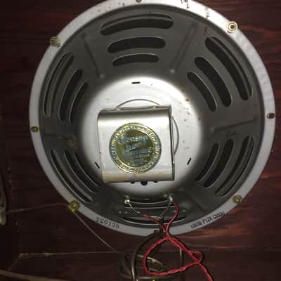 Jensen Alnico 5 PM 12" Speaker 1950's Ampro Cabinet Red image 2