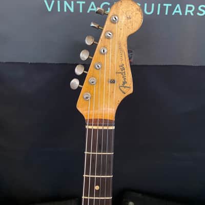 1961 Fender Stratocaster Sunburst - Slab Board. image 5