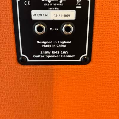 Orange Crush Pro 120W Head with Pro 240W 4x12 Cab 2020 - Orange image 6