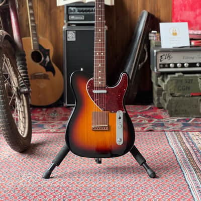 Fender Acoustasonic Tele (2010–2013) – 3-Tone Sunburst, MIM image 2