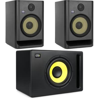 KRK ROKIT 8 G5 8-inch Powered Studio Monitors and S10.4 10 inch Powered Studio Subwoofer image 2