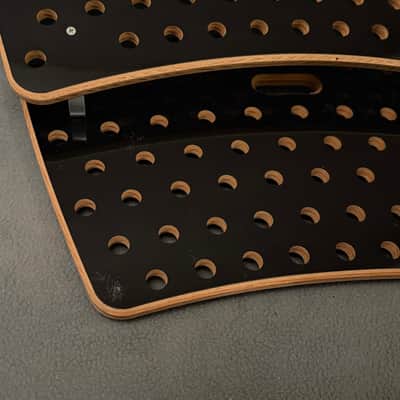Holeyboard Pedalboards 2 Tier Wooden Pedalboard image 3