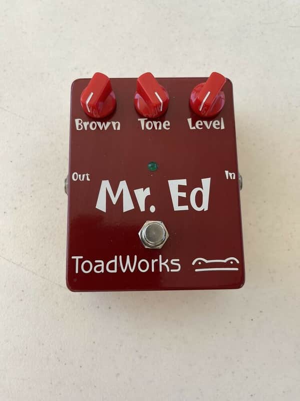 Toadworks Mr. Ed V1 Distortion Overdrive Rare Guitar Effect Pedal Made In USA image 1