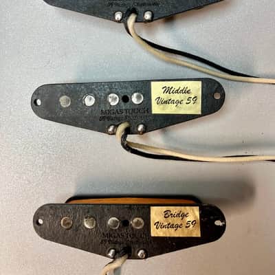 For Fender Stratocaster Vintage Classics 59 1959 Migas Touch Pickups image 3