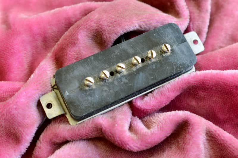 Vintage 1956 Gibson P-90 P90 Pickup 8.03k HOT Dogear Les Paul Junior Special 330 image 1