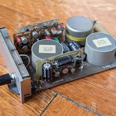 With audio demo: Vintage Telefunken V672/2 mic preamp - variable gain 30 .. 60 dB - plug & play - fully recapped image 4