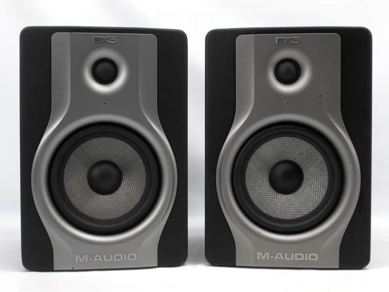 PAIR of M-Audio BX5 Carbon 5" Powered Studio Monitor Speakers image 1