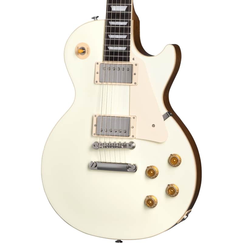 Gibson Les Paul Standard 50s Plain Top Electric Guitar - Classic White Top image 1