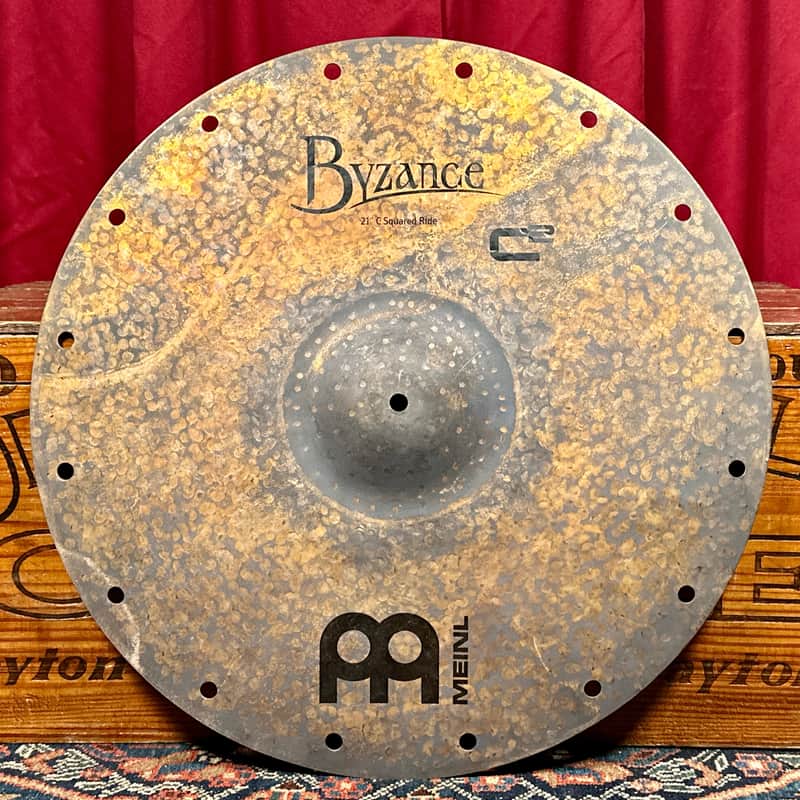 21" Meinl Byzance Vintage C Squared Ride Cymbal 3350g *Video* image 1