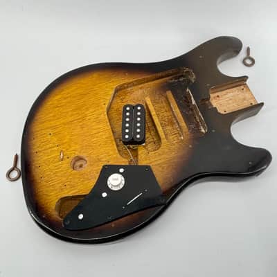 1960s Teisco Del Rey WG-4L Tobacco Burst Guitar Body ★ EVH Frankenstrat Art Project =\//-/= image 10