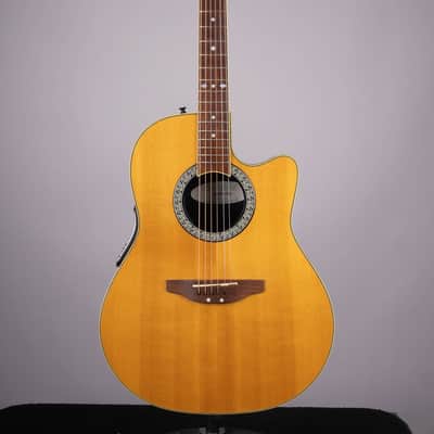 Used Ovation Celebrity CC057 Acoustic Electric Guitar - Natural image 2