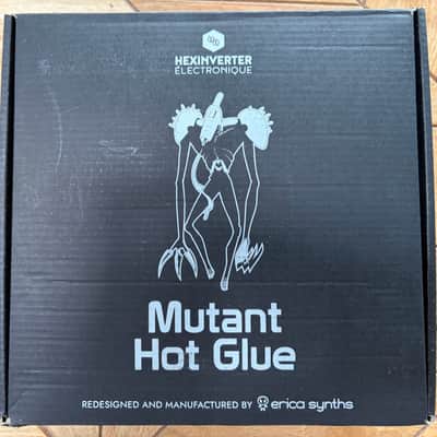 Erica Synths/Hexinverter Mutant Hot Glue 'Edition Noire' Eurorack Mixer. Boxed, MINT image 4