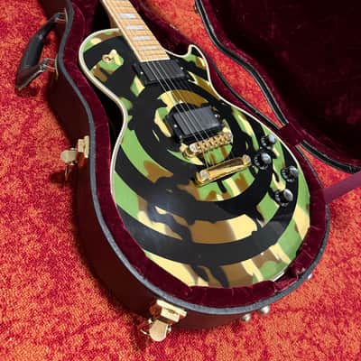 Gibson Zakk Wylde Les Paul Custom 2003 - 2016 - Camo Bullseye image 4