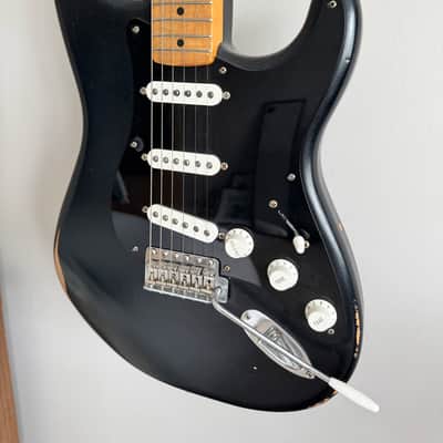 Fender Vintera '50s Tribute Stratocaster Road Worn 2023 - Black image 4