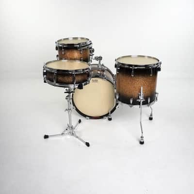 Vintage Soul 4-Piece Drum Kit in Tobacco Sunburst Sparkle image 4