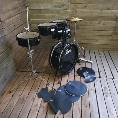 Drum Kit Pearl Rhythm Traveler Compact, Black USED! RKPRK150822 image 1