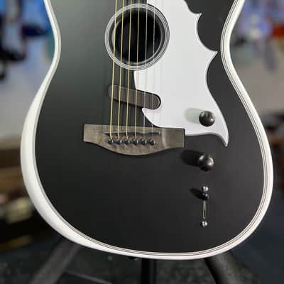 Fender Limited-edition Jack White Triplesonic Acoustasonic Telecaster - Blacktop Arctic White GET PLEK'D! 145 image 1