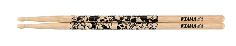 Tama 05A-S Drumsticks Skull Pattern image 1