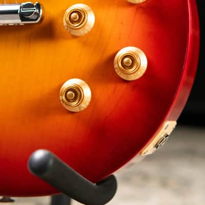 Gibson Les Paul Studio Double Trouble Electric Guitar - Cherry Sunburst with Gig Bag image 10