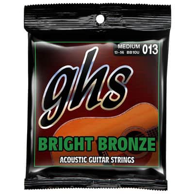 GHS Bright Bronze Med 13-56 Acoustic Guitar Strings image 1