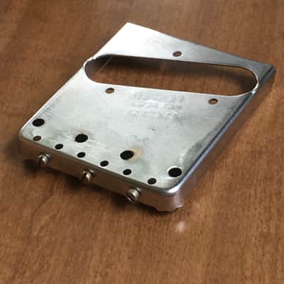 Fender 50s Reissue Custom Shop  Tele Ashtray Bridge NOS Relic USA Brass Saddles image 3