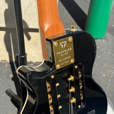 Used Traveler EG-1 Custom Electric Travel Guitar V2 Black image 6