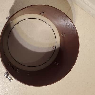 VTG 1970 PEARL 14"x10" Gold Satin "Phenolic" Power Tom Drum  - Gorgeous Clean A+ image 7