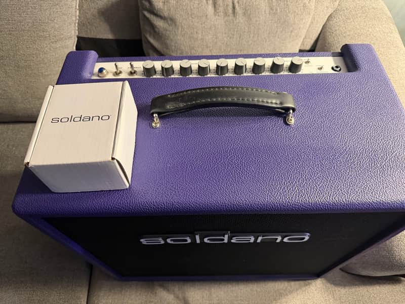 Soldano Soldano SLO-30 Super Lead Overdrive 30-watt 1 x 12-inch Tube Combo Amplifier 2023 - Purple