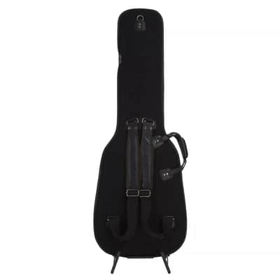 Harvest Fine Leather Black Buffalo & Canvas Electric Bass Guitar Gig Bag image 15