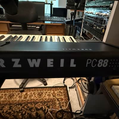 Kurzweil PC88mx 88-Key 64-Voice Performance Controller and Synthesizer 1990s - Black image 6