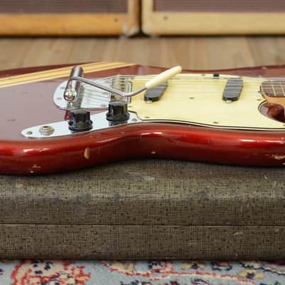 Competition Red 1972 Fender Mustang with Original Case image 16