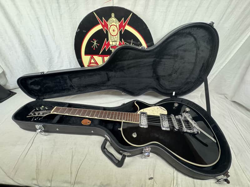 Gretsch G5425 Electromatic Jet Singlecut Guitar with added Bigsby trem + Case 2006 - Black image 1