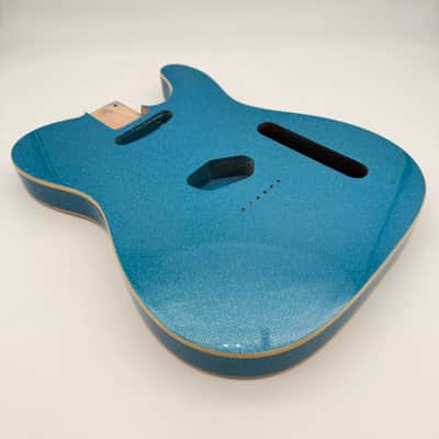HooDoo Telecaster Body Alder Bound Blue Sparkle htb6407 image 3
